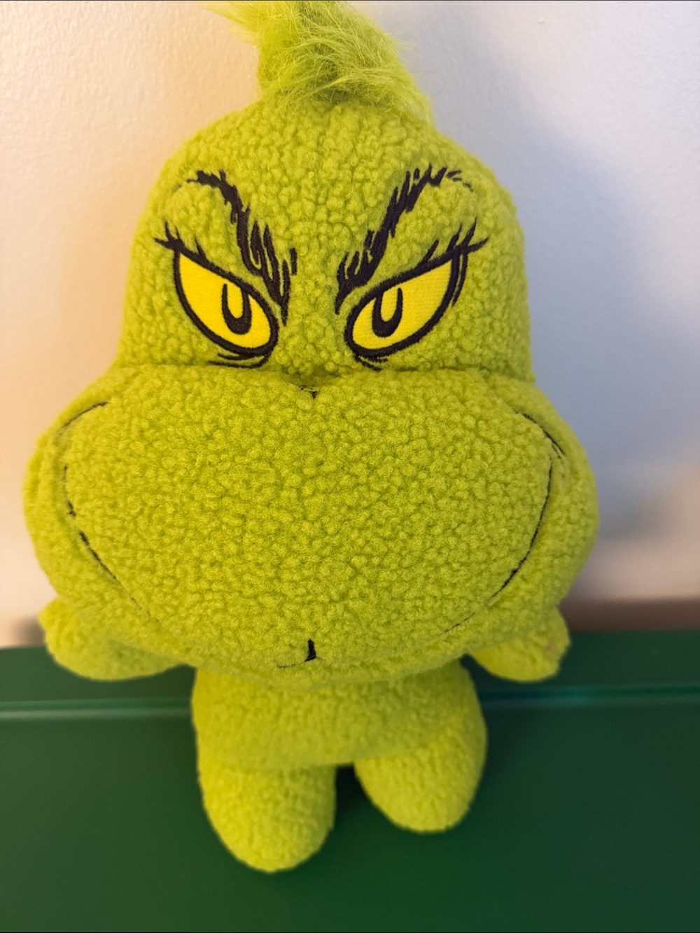Green Plush Grinch Kids Backpack / Bag